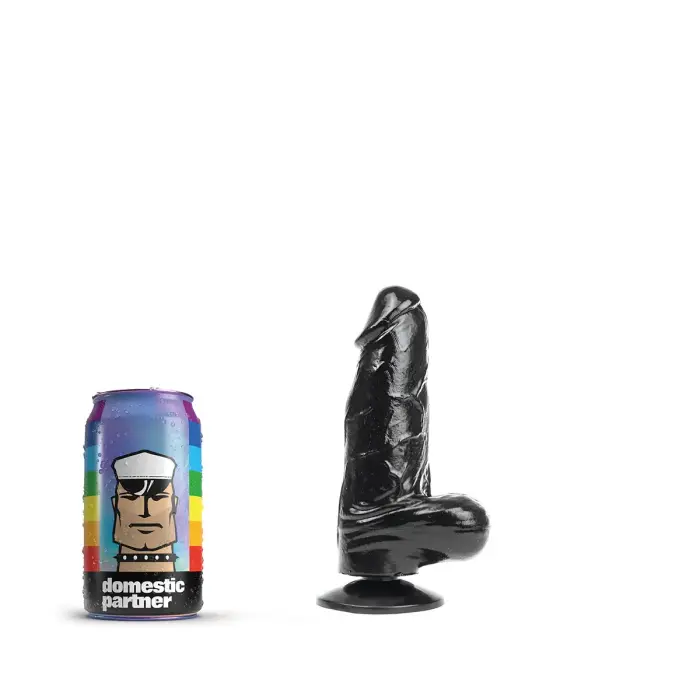 Panzer väike must dildo – 17 cm (6.7″)