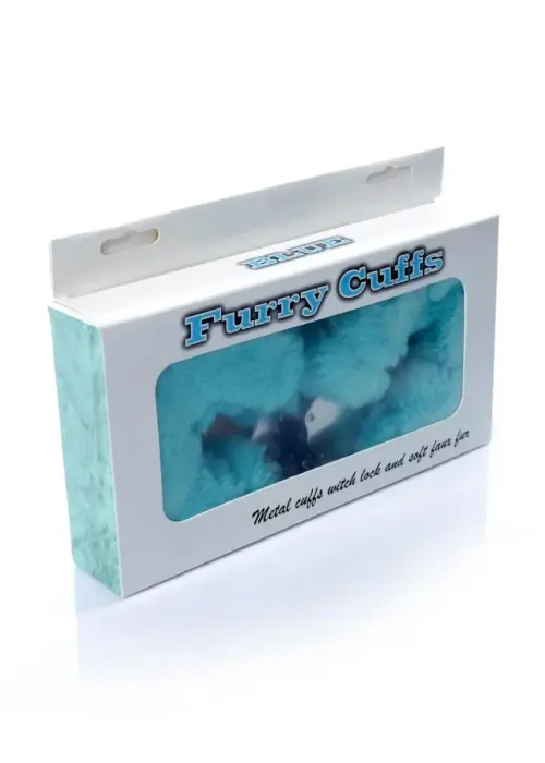Kajdanki Fetish B - Series- Furry Cuffs Blue Photo
