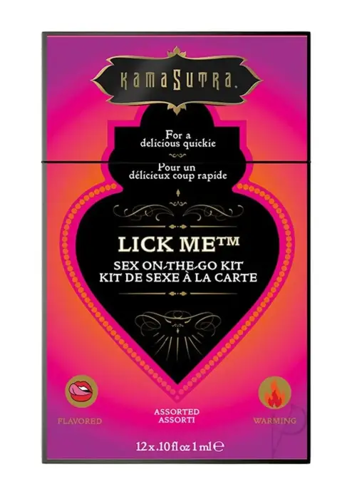 Kama Sutra Sex To Go Kit – Набор с лубрикантом на водной основе и согревающим стимулятором – 5 мл саше