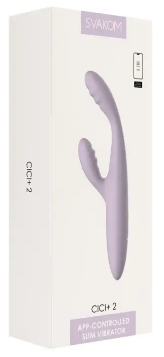 SVAKOM Cici+ 2 кролик-вибратор – 17.8 cm (7″) – фиолетовый