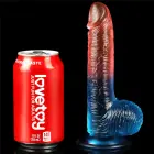Dazzle Studs Realistic Dildo with Suction Cup – 19 cm (7.5″) – Multicolored — Photo 7