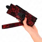 KINK dabīgās ādas mežģīņu apkakle ar pavadīni 105 cm – melna — Foto 3