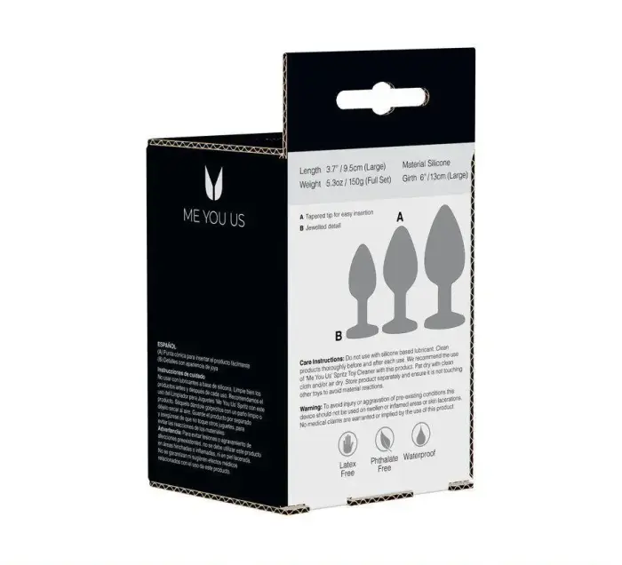 Me You Us Trio of Jewels Juodas – M Photo