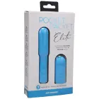 Elite Pocket Rocket mini vibratorius su keičiamu priedu – 10 cm (4″) – mėlynas — Nuotrauka 1