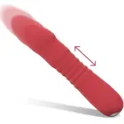 Intense Juni Up & Down 10 Red – силиконовый вибратор с автоматическим движением и 10 режимами – красный — Фото 4
