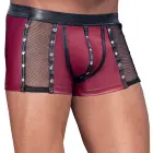 NEK Red Matte Look Pants with Net Inserts and Studs – XL — Photo 2
