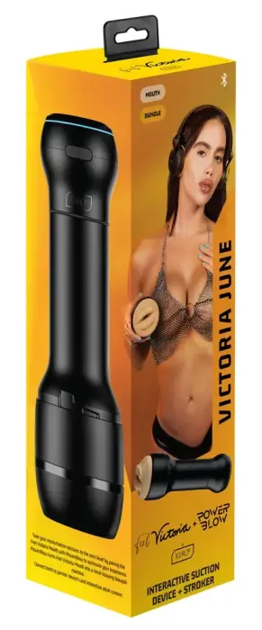 Kiiroo PowerBlow & FeelVictoria June Mouth Stroker Masturbator – 22.5 cm