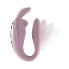 Teazers C-forma trusīša pāru vibrators ar tālvadību – rozā — Foto 4
