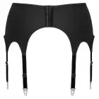 Cottelli LINGERIE матовый чёрный пояс для чулок с 8 ремешками – L — Фото 7