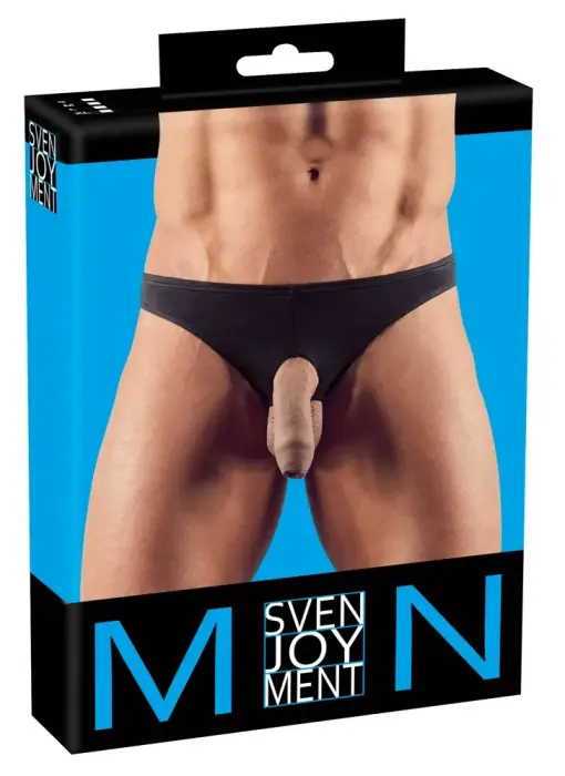 Svenjoyment meeste stringid peenise- ja munandiavadega – must – M