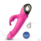 Zing Thrusting & Rotating Vibrator – 19.5 cm (7.7″) – Pink — Photo 9