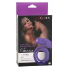 Uzlādējams Dual Climaxer dzimumlocekļa gredzens – violets — Foto 3