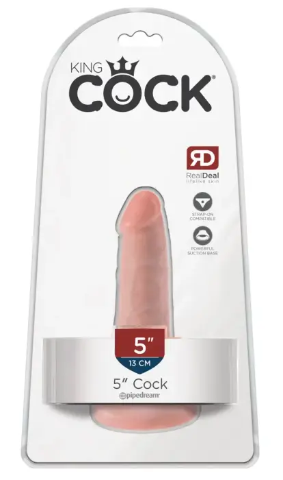 King Cock Realistic Dildo – 14 cm (5.5″) – Pink
