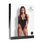 Vixen - Extreme High Leg Wet Look PVC Body - One Size - Black — Foto 2