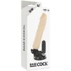 BASECOCK Vibrating Model с пультом управления гибкий вибратор – 20 см (7.9″) – телесный — Фото 3