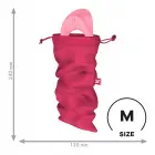 Satisfyer Treasure Bag M – сумка для хранения игрушек – розовая — Фото 3