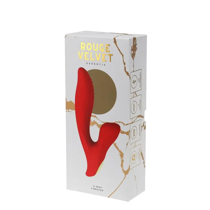 Rouge Velvet G-punkta vibrators – 18 cm (7″) – sarkans