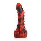 Demon Rising zvīņains pūķa dildo – 20 cm (8″) – sarkans/melns — Foto 10