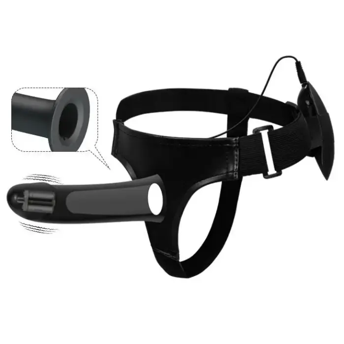 PRETTY LOVE Vito strapon vibrators – 17.3 cm (6.8″) – melns Foto 4