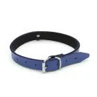 Leather Collar Mini O-Ring – Blue — Photo 2