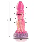 EPIC Cerberus Model Fire Dildo – 21.5 cm (8.5″) – Multicolored — Photo 2