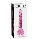 Icicles No. 43 Klaasist Dildo – 20 cm (8″) – Roosa — Foto 1