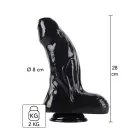 Extreme XXL anālais dildo – 28 cm (11″) – Melns — Foto 1