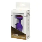 Star Collection – Purple Anal Plug L with Pink Stone — Photo 1