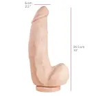 Dildorama 515 Line realistlik dildo – 25 cm (10″) – nahavärv — Foto 3