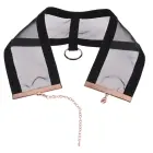 Sportsheets Sex & Mischief Sheer Day Collar, adjustable – black/gold — Photo 5