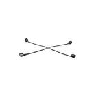 Sportsheets Velvet Noir Adjustable Hog Tie and Cuff Set – velvet cuffs – strap 114 cm — Photo 4