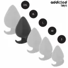 Addicted Toys silikoonist anaaltapp XL – 9.5 cm – Must — Foto 5