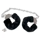 You2Toys Furry Metal Handcuffs – Black — Photo 2