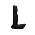 Silikoninis prostatos vibratorius su glostymo funkcija ir nuotolinio valdymo pulteliu – 15 cm (5.9″) – Juodas — Nuotrauka 5