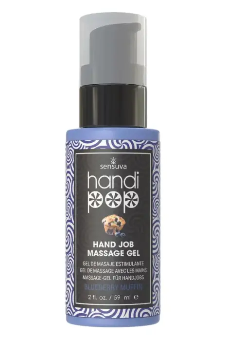 Sensuva HandiPop – съедобный массажный гель – черничный маффин – 59 мл