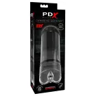 PDX Elite Extender Pro regulējams caurspīdīgs vibrējošs locekļa pumpis – 14.5 cm — Foto 1
