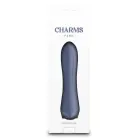 NS Novelties Charms Fern – compact silicone vibrator with LED heart button – gray — Photo 4