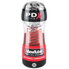 PDX Elite ViewTube 2 Transparent Masturbator – 18 cm – Clear — Photo 1