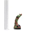 Kiotos Revolt Green Army 18 Small – silikoninis dildo – 15 cm — Nuotrauka 5