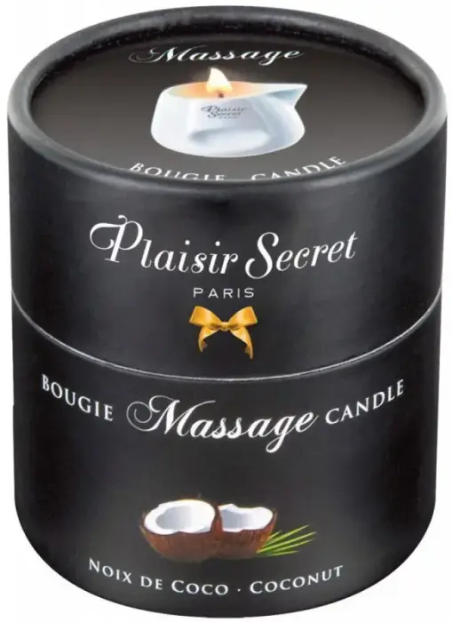 Plaisir Secret кокосовая массажная свеча – 80 мл