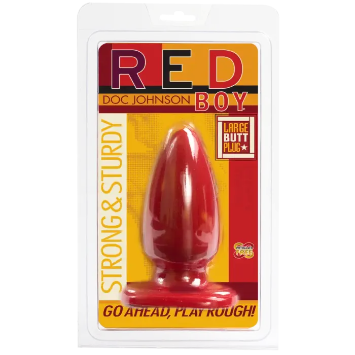 Red Boy anālais spraudnis – L – Sarkans