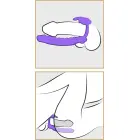 FCR Silicone Double Penetrator Vibrating Cock Ring — Photo 7