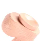 Dinoo King-Size išlenktas dildo – 23+ cm – kūno spalva — Nuotrauka 5