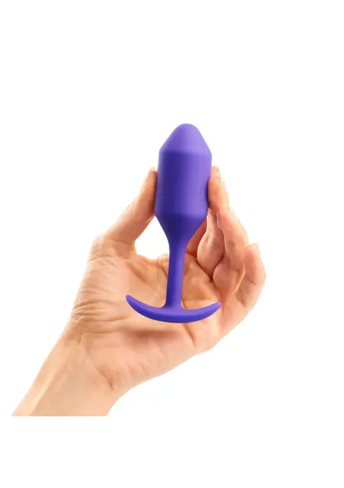 B-Vibe Snug Plug 2 – 15 cm (5.9″) – Violets Foto 6