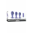 Evolved Hole Punch vibrating silicone anal plug set – 3 sizes — Photo 1