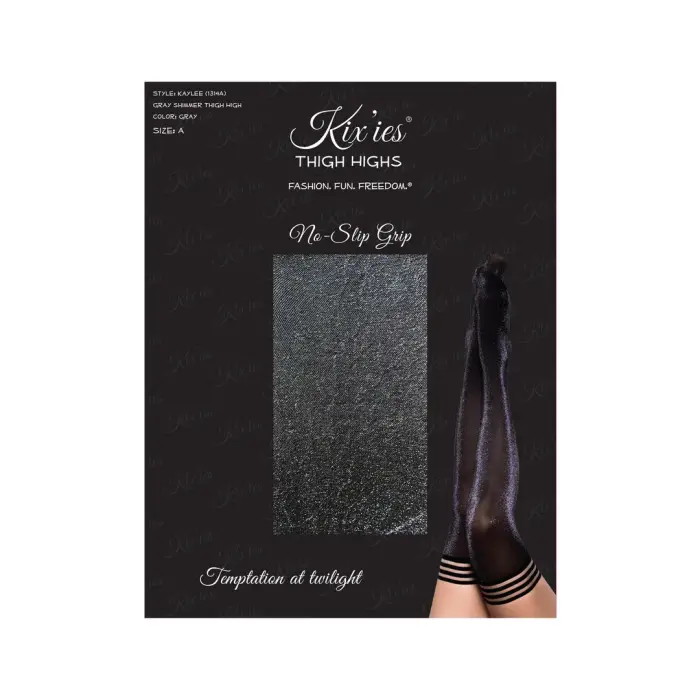 Kix'ies Kaylee чулки до бедра – серые