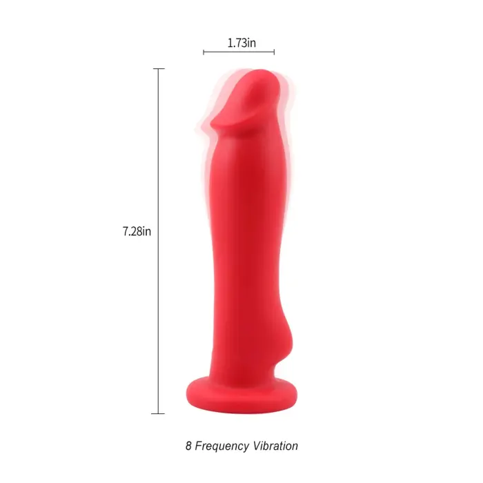 Real Burst Vibrator – 18.5 cm – Melns Foto 6