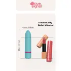 Travel Buddy lodes vibrators – 10 cm – rozā — Foto 8