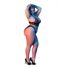 Exposed by Magic Silk Underwired Bralette and Panty Set – Black – XXL — Photo 2