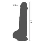 Playhouse Sliding Skin vibruojantis dildo su pulteliu – silikonas – L – kūno spalvos — Nuotrauka 3
